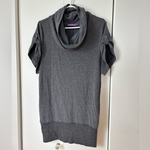 🎉3/20$🎉 Smartset Cowl Neck Short Sleeve Tunic – Size Medium - Picture 1 of 5